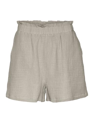 Vero Moda Damen Vmnatali Hw Noos Shorts, Silver Lining, XS EU von VERO MODA