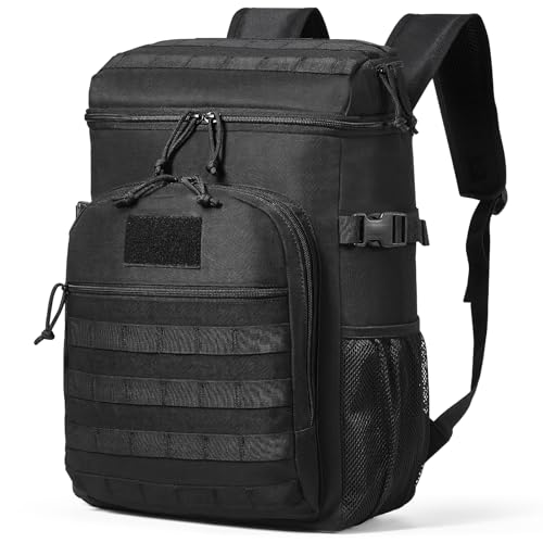 VEVOR Kühltasche isolierte Lunchtasche 25 L mit Molle-Design und Mehreren Taschen, 600D Kühl-Lunchbox mit herausnehmbaren Aufbewahrungstaschen, weicher Kühler für Büro Picknick Wandern Strand von VEVOR