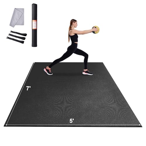 VEVOR Trainingsmatte, rutschfeste, hochdichte Premium-Yogamatte, Trainings-Yogamatte für Männer und Frauen, Fitness- und Trainingsmatte mit Tasche und Tragegurt, für alle Arten von Heim-Yoga VEVOR Trainingsmatte, rutschfeste, hochdichte Premium-Yogamatte, Trainings-Yogamatte für Männer und Frauen, Fitness- und Trainingsmatte mit Tasche und Tragegurt, für alle Arten von Heim-Yoga von VEVOR