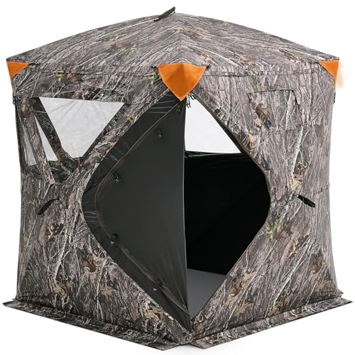VEVOR Unisex – Erwachsene Jagdzelt Jagdversteck Bogen bodenjalousien, Camouflage Farbe, 141 x 141 x 170 cm VEVOR Unisex – Erwachsene Jagdzelt Jagdversteck Bogen bodenjalousien, Camouflage Farbe, 141 x 141 x 170 cm von VEVOR