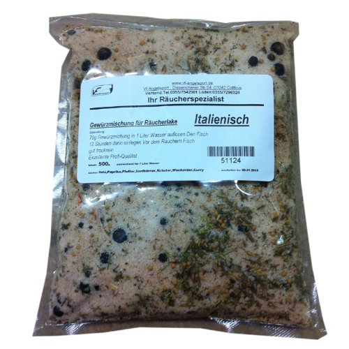 Gewürzmischung für Räucherlake Räucherlauge Sorte Italienisch 500g Gewürzmischung für Räucherlake Räucherlauge Sorte Italienisch 500g von VF-Angelsport