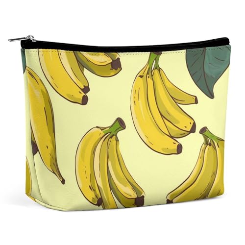 VFMKT Make-up-Tasche für Damen, wasserdicht, Bananen-Druck, Make-up-Tasche mit Reißverschluss, Reise-Kulturbeutel, Organizer für Damen, Stil, Einheitsgröße, Stil:, Einheitsgröße von VFMKT