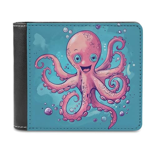 VFMNT Cartoon Meerestiere Geldbörse Große Kapazität Leder Geldbörse Handy Clutch Reise Geldbörse für Männer Frauen Geschenk, Weiß, One Size, Geldbörse, weiß, Einheitsgröße, Geldbörse von VFMNT