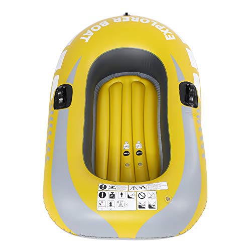 VGBEY Aufblasbares Schlauchboot, aufblasbares Boot, Kanu 1, PVC-Kajak zum Angeln von Driften VGBEY Aufblasbares Schlauchboot, aufblasbares Boot, Kanu 1, PVC-Kajak zum Angeln von Driften von VGBEY