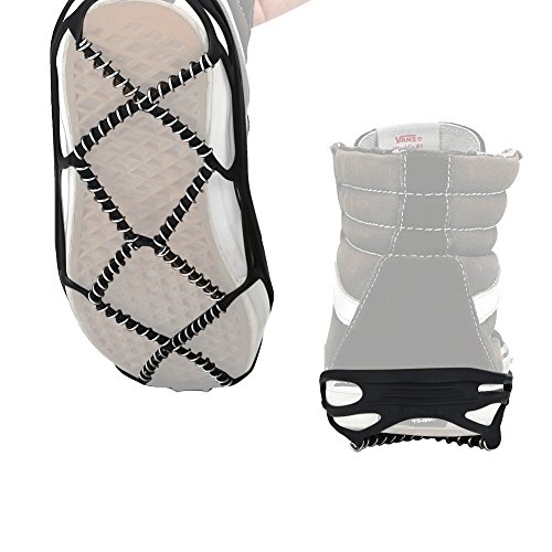 1 Paar Snow Grips, Anti-Skid Ice Traction Cleats Steigeisen Snow Spikes für Outdoor Skifahren Wandern Klettern Camping 1 Paar Snow Grips, Anti-Skid Ice Traction Cleats Steigeisen Snow Spikes für Outdoor Skifahren Wandern Klettern Camping von VGEBY