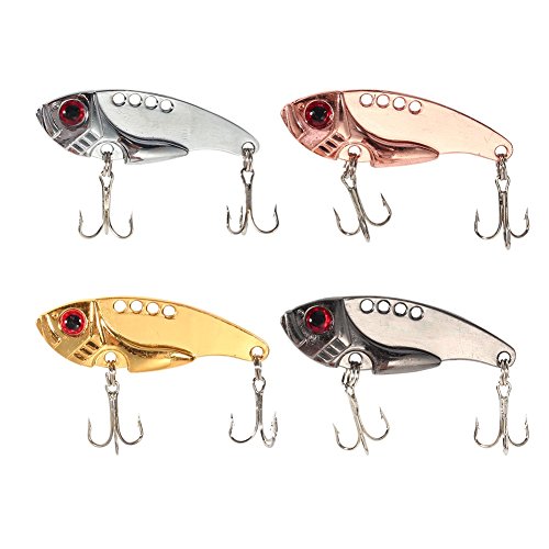 4er Ser Angeln Köder Angelhaken Fisch Tackle Köder mit 8 # Haken 4er Ser Angeln Köder Angelhaken Fisch Tackle Köder mit 8 # Haken von VGEBY