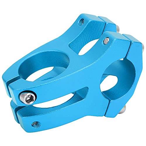 Bike Short Lenker Vorbau Riser, 25,4x35MM Aluminiumlegierung Fahrrad Hohlschaft Fit für BMX DH Rennräder Mountainbikes(Blau) Fahrrad Ersatzteile von VGEBY