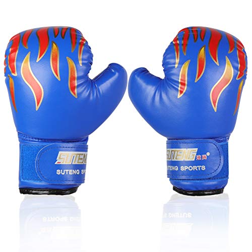 Boxhandschuhe Kinder, PU Kinder Boxhandschuhe Trainingshandschuhe Sparring Training Muay Thai Sparring Training für Kinder von 3-12 Jahre von VGEBY