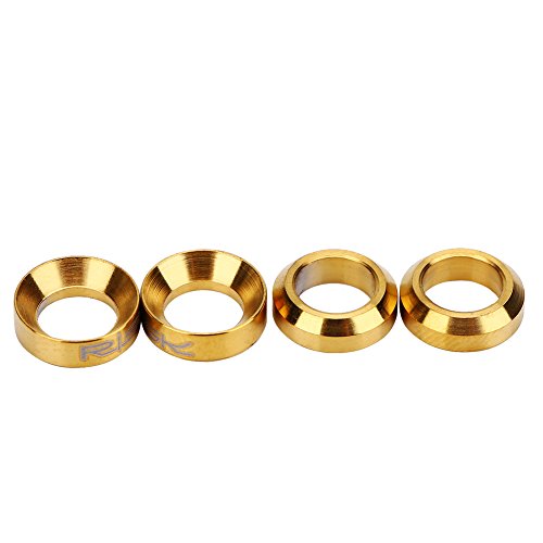 Bremse Schraube Waschmaschine Spacer M6?konkav Konvexe Balancer f¨¹r MTB Fahrrad, Gold Bremse Schraube Waschmaschine Spacer M6?konkav Konvexe Balancer f¨¹r MTB Fahrrad, Gold von VGEBY