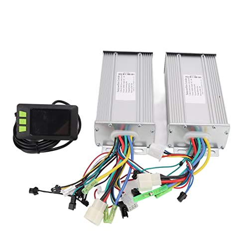 VGEBY Elektrisches Fahrrad Brushless Controller Kit, 36V 48V 1000W Dual Drive Motor Brushless Controller LCD Display Farbbildschirm Kit für Elektrofahrrad Scooter VGEBY Elektrisches Fahrrad Brushless Controller Kit, 36V 48V 1000W Dual Drive Motor Brushless Controller LCD Display Farbbildschirm Kit für Elektrofahrrad Scooter von VGEBY