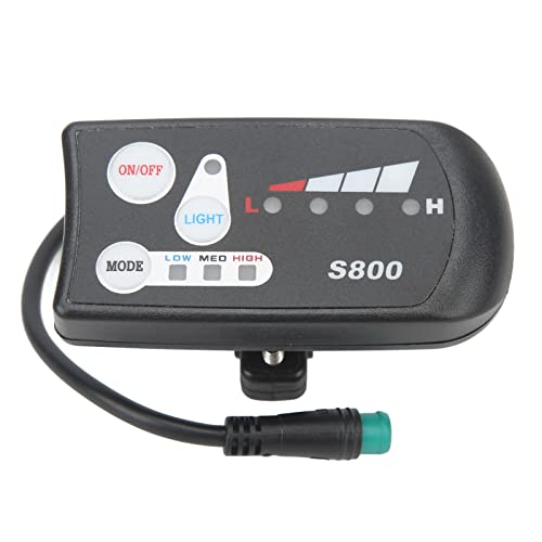 Elektrofahrrad Fahrrad Display Scooter S800 LED Display Meter mit Wasserdichtem Stecker 36V 48V Universal Elektrische Fahrräder Elektrofahrrad Fahrrad Display Scooter S800 LED Display Meter mit Wasserdichtem Stecker 36V 48V Universal Elektrische Fahrräder von VGEBY