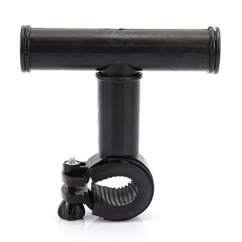 VGEBY Fahrradlenker Extender, T + O-förmige Halterung, Schwarz, Mobiltelefon- und Taschenlampe-Halterung mit höherem Winkel, Lenkerverlängerung, Fahrradzubehör VGEBY Fahrradlenker Extender, T + O-förmige Halterung, Schwarz, Mobiltelefon- und Taschenlampe-Halterung mit höherem Winkel, Lenkerverlängerung, Fahrradzubehör von VGEBY