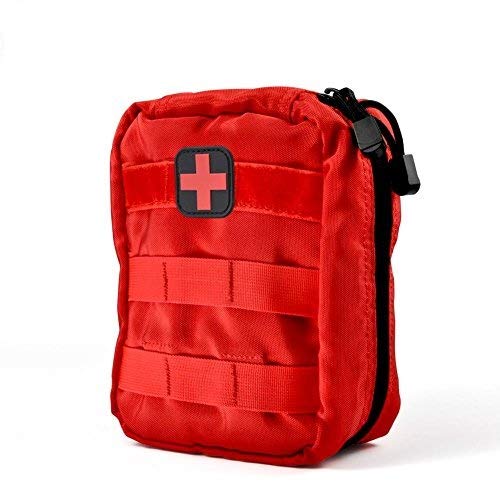 First Aid Tasche, wasserdichte Erste Hilfe Tasche Mini Leichte Notfalltasche Medizintasche für Camping, Radfahren Outdoor AktivitätenRot von VGEBY