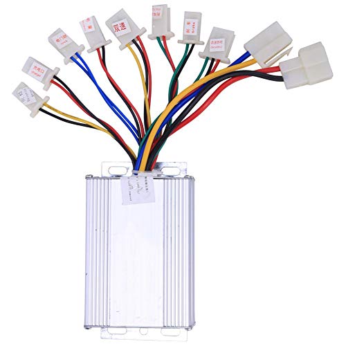 VGEBY Gebürsteter Controller, 36 V, 500 W, Aluminiumlegierung, EBike Brushed Controller Box, Geschwindigkeitsregler für Elektroroller und Skateboard VGEBY Gebürsteter Controller, 36 V, 500 W, Aluminiumlegierung, EBike Brushed Controller Box, Geschwindigkeitsregler für Elektroroller und Skateboard von VGEBY