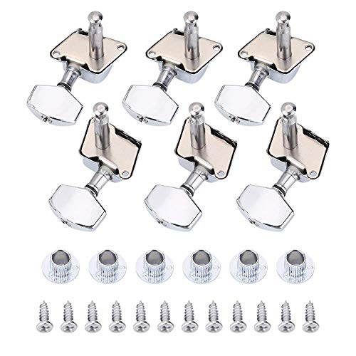 Gitarren Stimmwirbel, Metall Gitarren Mechaniken Gitarrensaiten Akustikgitarre Mechaniken Guitar Tuner Knöpfe Mechanische Gitarre Zubehör Gitarren Stimmwirbel, Metall Gitarren Mechaniken Gitarrensaiten Akustikgitarre Mechaniken Guitar Tuner Knöpfe Mechanische Gitarre Zubehör von VGEBY