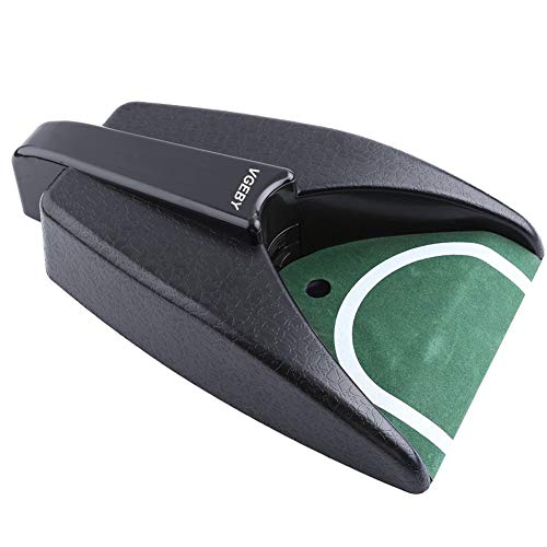 Golf Putting Trainer, Golfball Automatische Rückgabe Tour Putting Return Training Golf Putting Matte für Zuhause Indoor Outdoor Golf Putting Trainer, Golfball Automatische Rückgabe Tour Putting Return Training Golf Putting Matte für Zuhause Indoor Outdoor von VGEBY