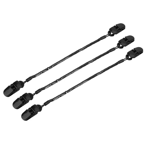 VGEBY Hut Clips 3 Stück Schwarze Kappe Halter für Angeln Bootfahren Segeln VGEBY Hut Clips 3 Stück Schwarze Kappe Halter für Angeln Bootfahren Segeln von VGEBY