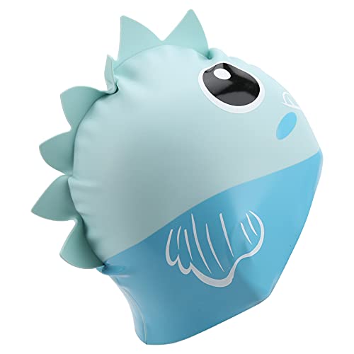 Kinder Badekappe, Bequeme Badekappe Kinder Gehörschutz Silikon wasserdichte Kappe Kinder Cartoon Swim Pool Tauchhut Schwimmen Wassersport Kinder Badekappe, Bequeme Badekappe Kinder Gehörschutz Silikon wasserdichte Kappe Kinder Cartoon Swim Pool Tauchhut Schwimmen Wassersport von VGEBY