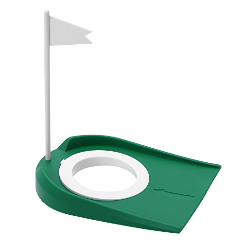 Golf Putting Cup, Putting Loch Golf Übungshilfe mit Alfombra Putter Golf Fahne Verstellbarem Loch und Fahne Indoor Outdoor Golf Putting Cup, Putting Loch Golf Übungshilfe mit Alfombra Putter Golf Fahne Verstellbarem Loch und Fahne Indoor Outdoor von VGEBY