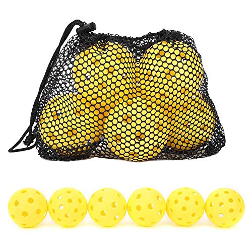 Sport Pickleball Ball, PE Gelb High Bounce Pickleball Ball Sportgeräte Zubehör Umweltschutz Sport Pickleball Ball, PE Gelb High Bounce Pickleball Ball Sportgeräte Zubehör Umweltschutz von VGEBY