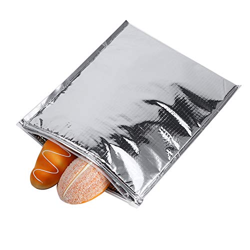 5 Stück Isolierte Sandwich Taschen Wasserdichte Aluminiumfolie Packs Für Reise Schule Picknick Outdoor (30 * 35Cm) Isolierbeutel von VGEBY