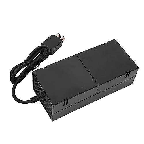 VGEBY AC-Netzteil-Brick-Adapter, Geräuscharmes Kabel-LED-Anzeigelampen-Netzteil für Xbox One-Konsole 100-240 V (EU-Stecker) von VGEBY
