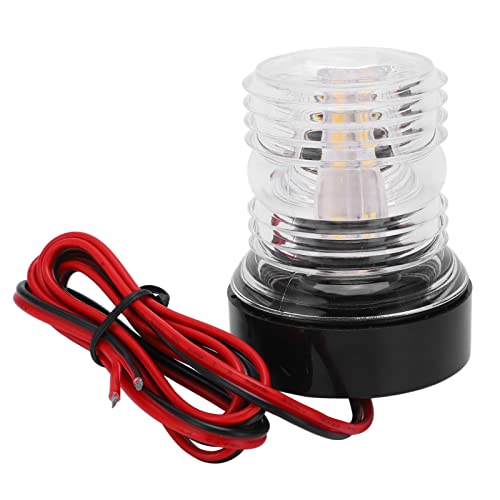 VGEBY Bootslicht, 5W DC12V-24V 360-Grad-Rundum-Bootslicht Hohe Helligkeit LED-Marinenavigations-Ankerlicht Rudern VGEBY Bootslicht, 5W DC12V-24V 360-Grad-Rundum-Bootslicht Hohe Helligkeit LED-Marinenavigations-Ankerlicht Rudern von VGEBY