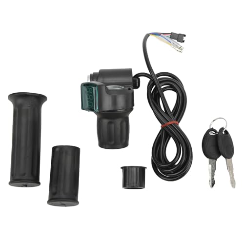 VGEBY Drehgasgriff-Set für Elektrofahrräder, Universal-Geschwindigkeitsbegrenzer mit Display, Rechter Halber Griff für Elektrofahrzeuge Elektrische Fahrräder VGEBY Drehgasgriff-Set für Elektrofahrräder, Universal-Geschwindigkeitsbegrenzer mit Display, Rechter Halber Griff für Elektrofahrzeuge Elektrische Fahrräder von VGEBY
