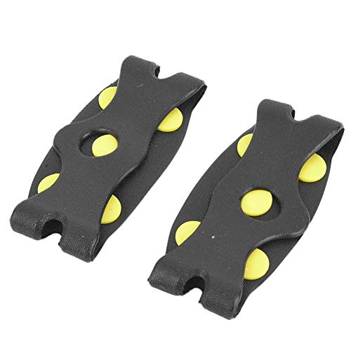 Schuhspikes, Eisklampen Steigeisen Anti-Rutsch Ersatzspikes TPE Spikes Schuhe 5 Nieten für Schuhe Winter Hiking Walking von VGEBY