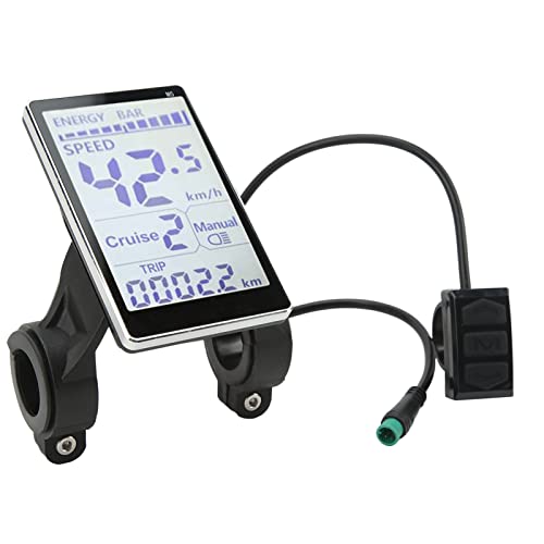 Elektro Fahrrad LCD Display Meter, 5 Pin 24V 36V 48V 60V Universal E Roller M5 LCD Panel Bildschirm für 31,8 22,2mm Elektro Fahrräder Elektro Fahrrad LCD Display Meter, 5 Pin 24V 36V 48V 60V Universal E Roller M5 LCD Panel Bildschirm für 31,8 22,2mm Elektro Fahrräder von VGEBY