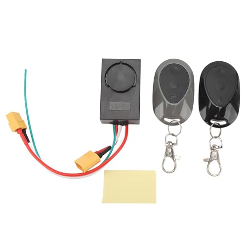 VGEBY Elektroroller-Alarm, 115 DB Scooter-Anti-Diebstahl-ausgelöster Alarm, Hohe Lautstärke, Fahrradalarm mit Fernbedienung für 36–55 V XT60-Schnittstelle für NINEBOT MAX G30 von VGEBY