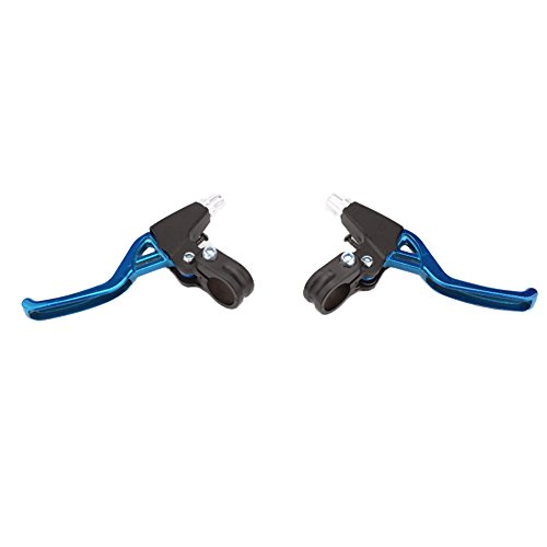 VGEBY Fahrrad Handgriff Bremse Bremshebel Handbremse Hebel Leichtes Mountain Bike Brake Griffe 22mm Durchmesser für Fahrrad Mountainbike (Farbe : Blau) von Dilwe