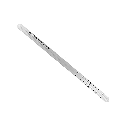Golf-Trainingsgeräte, Golf-Putter, Gerades Lineal, Aluminium-Golf-Übungs-Putting-Ausrichtungsschiene für Putting Green Golf-Trainingsgeräte, Golf-Putter, Gerades Lineal, Aluminium-Golf-Übungs-Putting-Ausrichtungsschiene für Putting Green von VGEBY