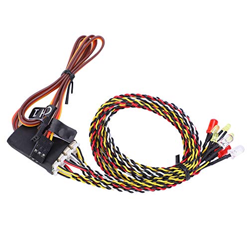 VGEBY Light Kit RC 8LED Light Kit Modellzubehör Kompatibel mit SCX10/TRX4/D90 1/10 1/8 RC Crawler Car VGEBY Light Kit RC 8LED Light Kit Modellzubehör Kompatibel mit SCX10/TRX4/D90 1/10 1/8 RC Crawler Car von VGEBY
