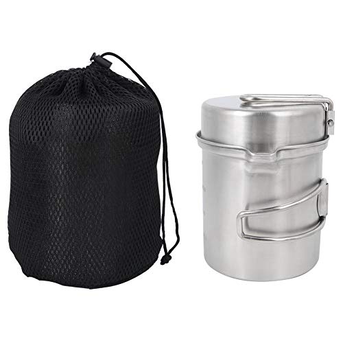 VGEBY Outdoor tragbare Picknick Edelstahl Kochgeschirr Set Topf Kochen Camping Wandern VGEBY Outdoor tragbare Picknick Edelstahl Kochgeschirr Set Topf Kochen Camping Wandern von VGEBY