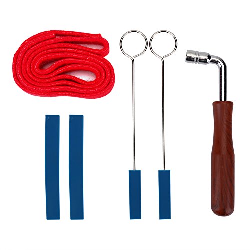 Piano Fixing Kit, Piano Stimmhammer Dämpfer Temperament Strip Tools Fixing Set Klavier Stimmschlüssel Piano Fixing Kit, Piano Stimmhammer Dämpfer Temperament Strip Tools Fixing Set Klavier Stimmschlüssel von VGEBY