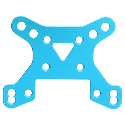 VGEBY RC Car Front Stoßdämpferplatine, vordere Dämpfungsplatte Passend für Wltoys 144001 1/14 RC Car Ersatzteile(Blau) von VGEBY