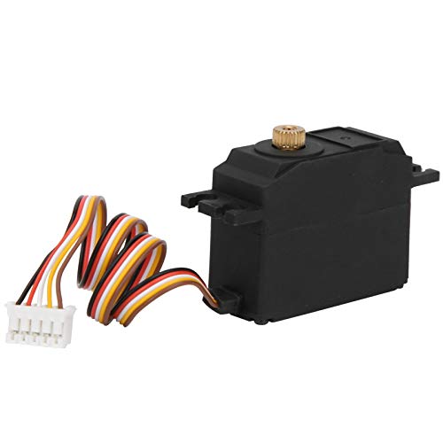 VGEBY RC Servo, Metall Mini Lenkservo Getriebe Servo Ersatz Upgrade Zubehör Passend für Wltoys 12428 12423 RC Auto von VGEBY