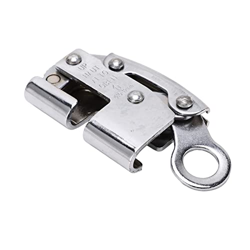 VGEBY Selbstsichernder Seilgreifer, Klettern, Absturzsicherung, Sicherheitsgurt, Seilgreifer aus Legiertem Stahl, Silber, Universell, für Berufsleute und Enthusiasten, Unisex, Karabiner VGEBY Selbstsichernder Seilgreifer, Klettern, Absturzsicherung, Sicherheitsgurt, Seilgreifer aus Legiertem Stahl, Silber, Universell, für Berufsleute und Enthusiasten, Unisex, Karabiner von VGEBY