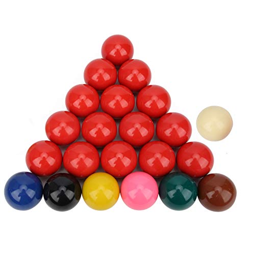 VGEBY 22Stk Snooker Kugeln, 52,2 mm Snookerbälle Snooker Balls Billard Pool Kugel Billardtischbälle Billardkugeln Set von VGEBY