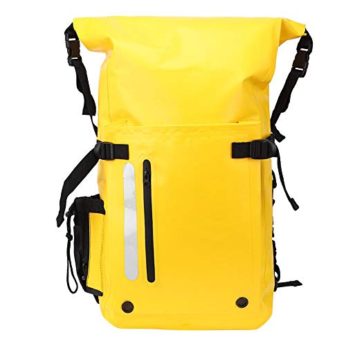 VGEBY Tauchrucksack 30L beschichtet Banner wasserdicht Schnorchelausrüstung Tasche zum Schwimmen River Tracing Driften(Gelb) Wassersport Schwimmprodukte von Dilwe