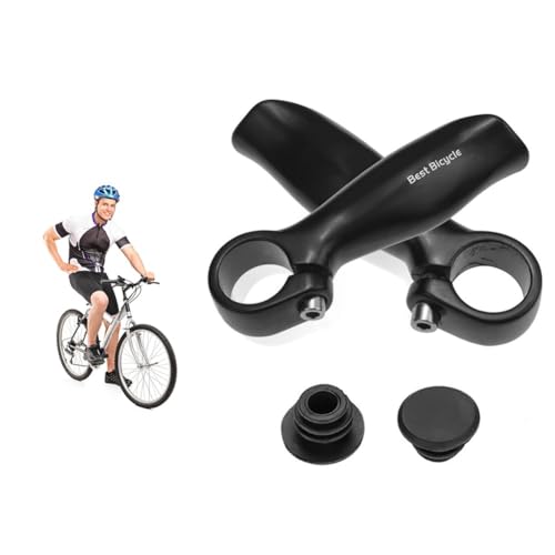 1 Paar Lenkergriffe für Fahrrad, Aluminiumlegierung, mit Stopfen für Mountainbike 1 Paar Lenkergriffe für Fahrrad, Aluminiumlegierung, mit Stopfen für Mountainbike von VGEBY1