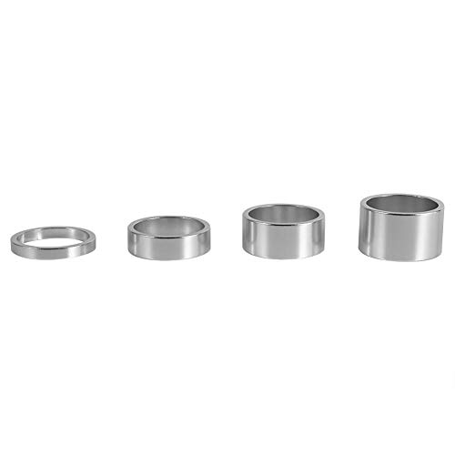 Dilwe Fahrrad Headset Spacer, 5mm / 10mm / 15mm / 20mm Steuersatz Distanzstück Aluminiumlegierung Headset Spacer Fahrrad Ahead Vorbau Gabel Distanzstück Dilwe Fahrrad Headset Spacer, 5mm / 10mm / 15mm / 20mm Steuersatz Distanzstück Aluminiumlegierung Headset Spacer Fahrrad Ahead Vorbau Gabel Distanzstück von Dilwe