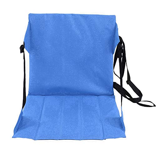 Klappsitzkissen, Camping Stuhl Sitz Outdoor Faltbare Matte Sitz Zubehör(Blau) Campingmatten, Betten von VGEBY1