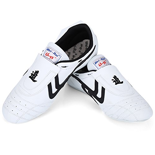 Taekwondo Schuhe, Atmungsaktiv rutschfeste Taekwondo Sport Boxen Kung Fu Taichi Leichte Schuhe für Männer und Frauen(43) von VGEBY1