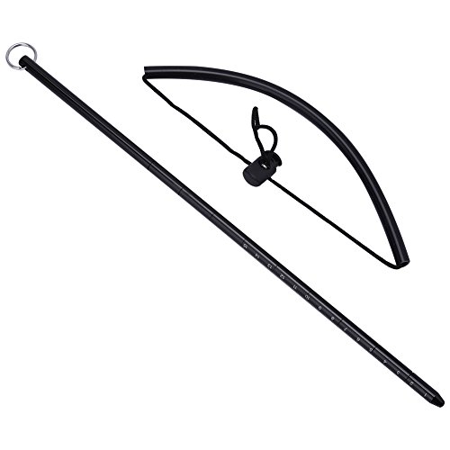 Aluminium Riffstab Diving Stick Zeigestab Tauchen mit Handschlaufe(Schwarz) von VGEBY1