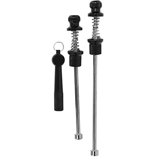 Fahrrad Achse Set, Vorderrad Hinterrad Achse mit Schnellspannhebel Fahrradspieße 14.5cm (Vorne) 18.3cm (Hinten) für Mountainbike, Rennrad Fahrrad Achse Set, Vorderrad Hinterrad Achse mit Schnellspannhebel Fahrradspieße 14.5cm (Vorne) 18.3cm (Hinten) für Mountainbike, Rennrad von Dilwe