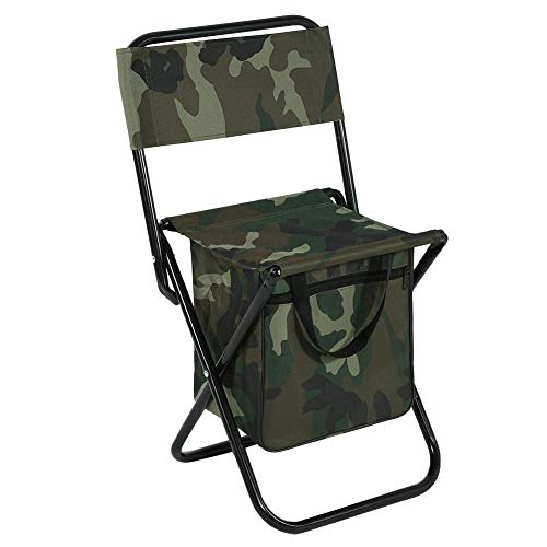 VGEBY1 Klapp Angeln Stühle, tragbare Rucksack Sitz Outdoor Camping Carry Sitz Leichte Rückenlehne Hocker zum Angeln, Camping, Wandern, Reisen von VGEBY1