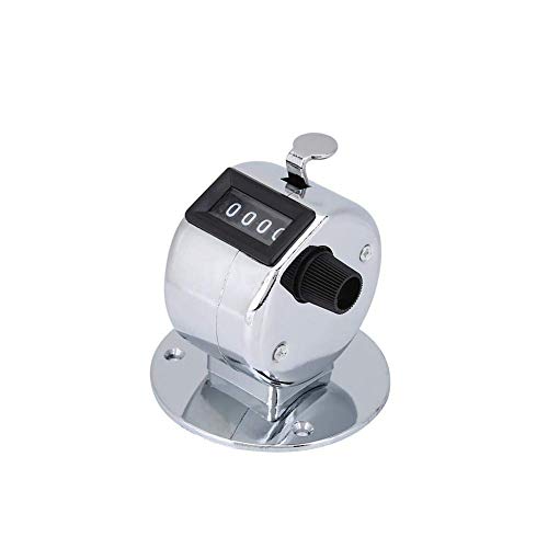 VGEBY1 Mini Metal 4 Digit Anzahl Handheld Handzähler mit Base Mount für Sportler Statistik Row VGEBY1 Mini Metal 4 Digit Anzahl Handheld Handzähler mit Base Mount für Sportler Statistik Row von VGEBY1
