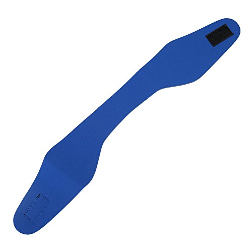 VGEBY1 Schwimmen Stirnband, Elastisches Ohrband Neopren Kopfband Haarband für Schwimmen Kinder Erwachsene Einstellbare Gehörschutz Band(M-Blau) von Dilwe